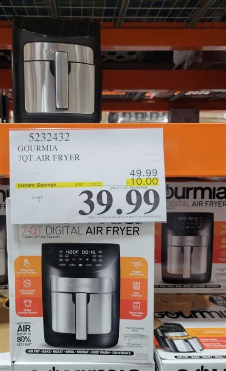 2 Million Air Fryers Sold at Home Depot, Lowe's, and Walmart Recalled Over Burn Hazards