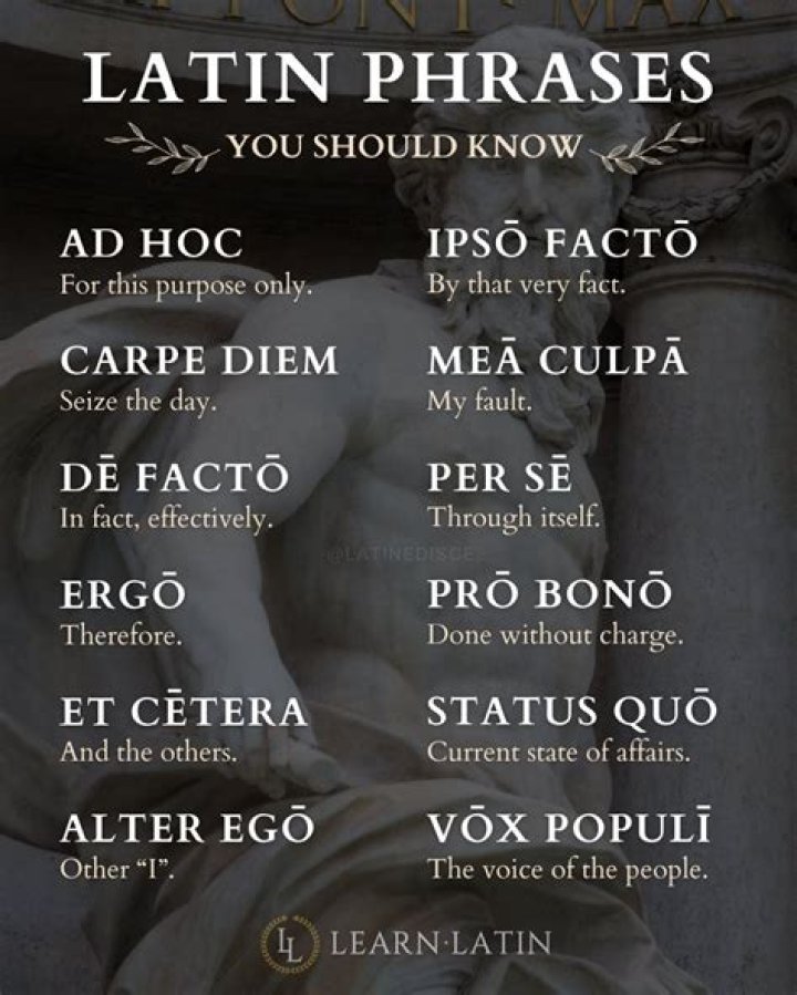 60 Popular Latin Phrases And How to Use Them — Best Life