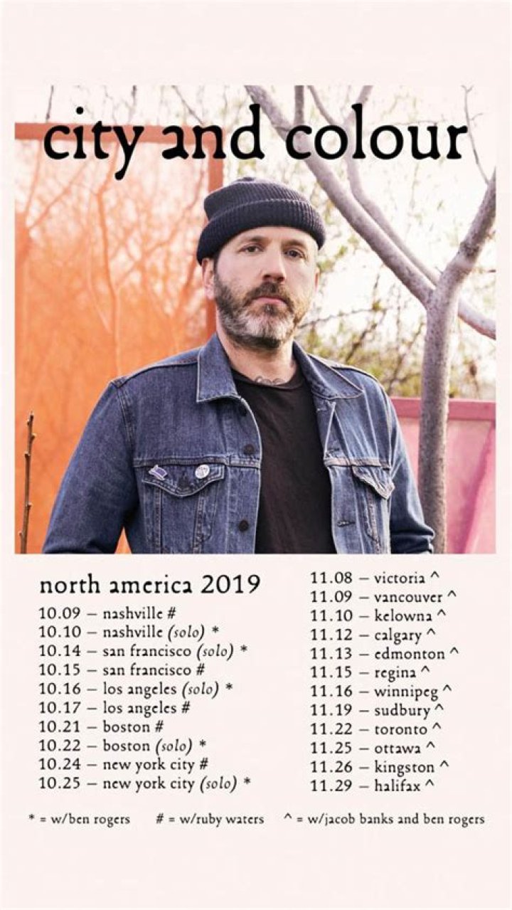City And Colour Announces New Label STILL RECORDS