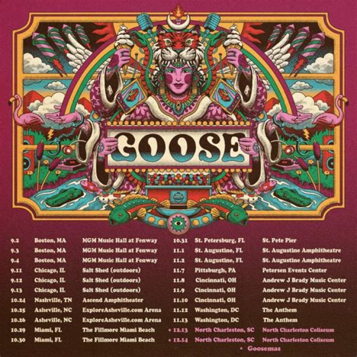 Connecticut-Based Rock Quintet Goose Announces Goosemas 2023