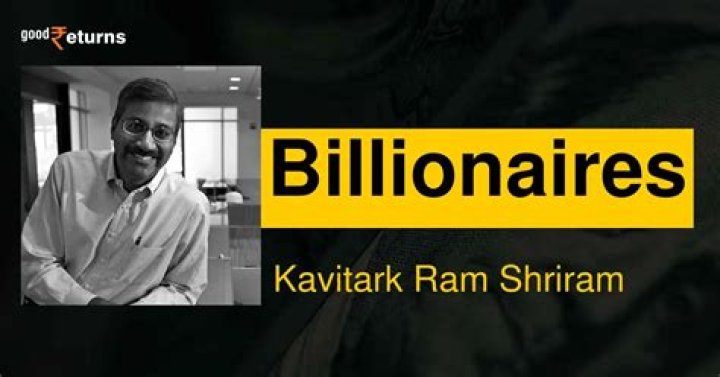 Kavitark Ram Shriram Net Worth