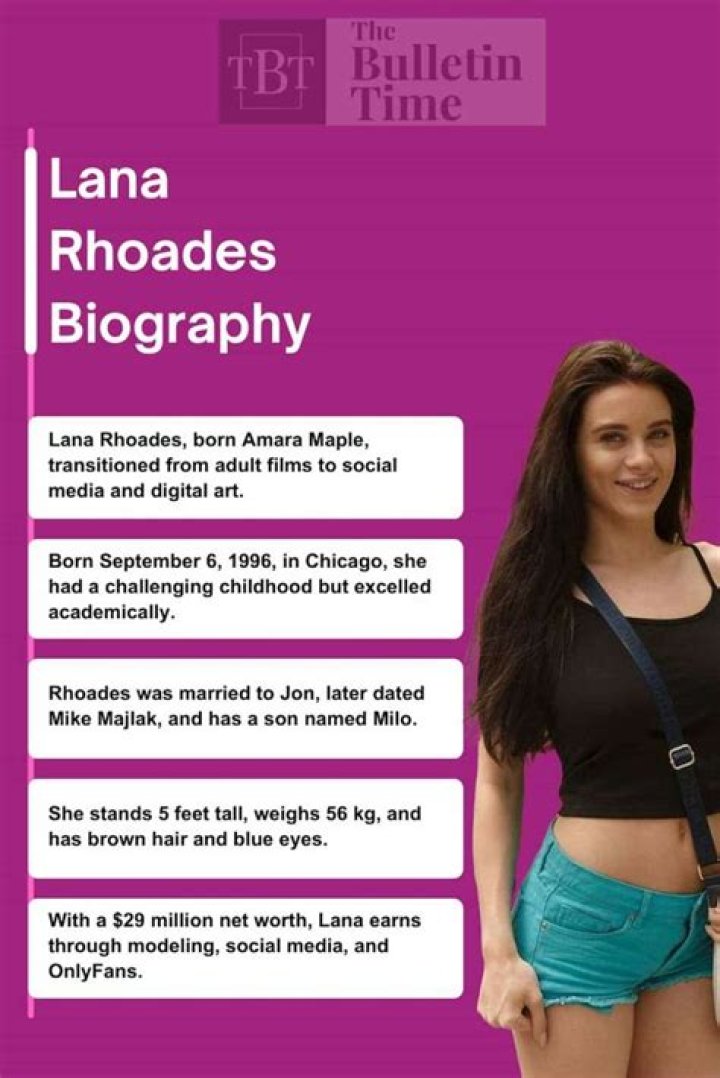 Lana Rhoades Height, Weight, Age, Boyfriend, Facts, Biography