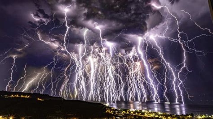 Lightning Strikes Jones Beach Concert