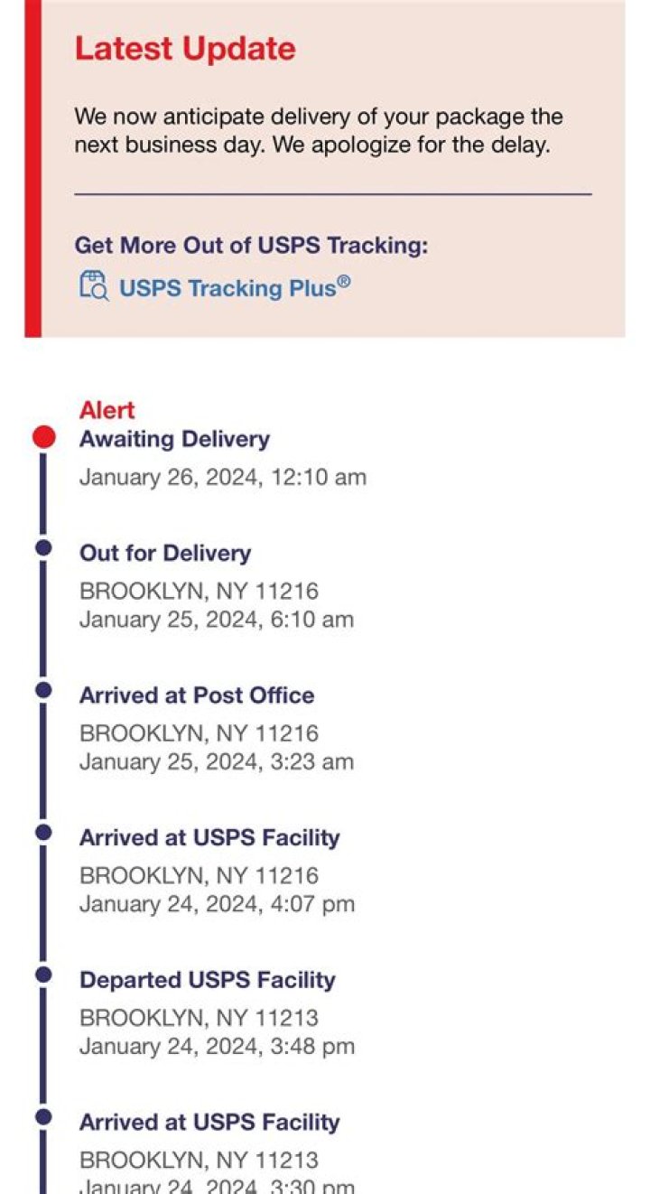 USPS Has Suspended Services Here 